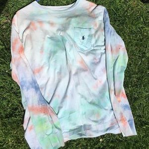 Polo tie-dye shirt